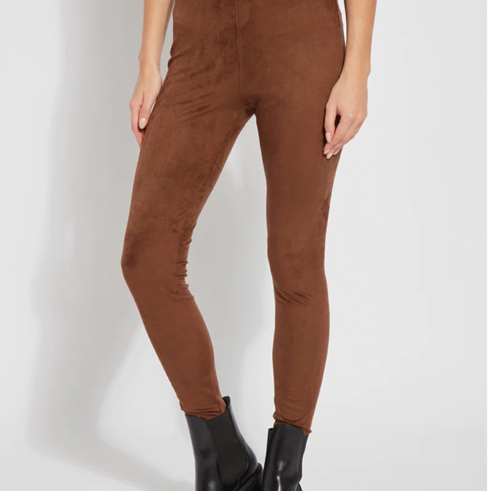 Lysse Brown Suede Riding Style Leggings